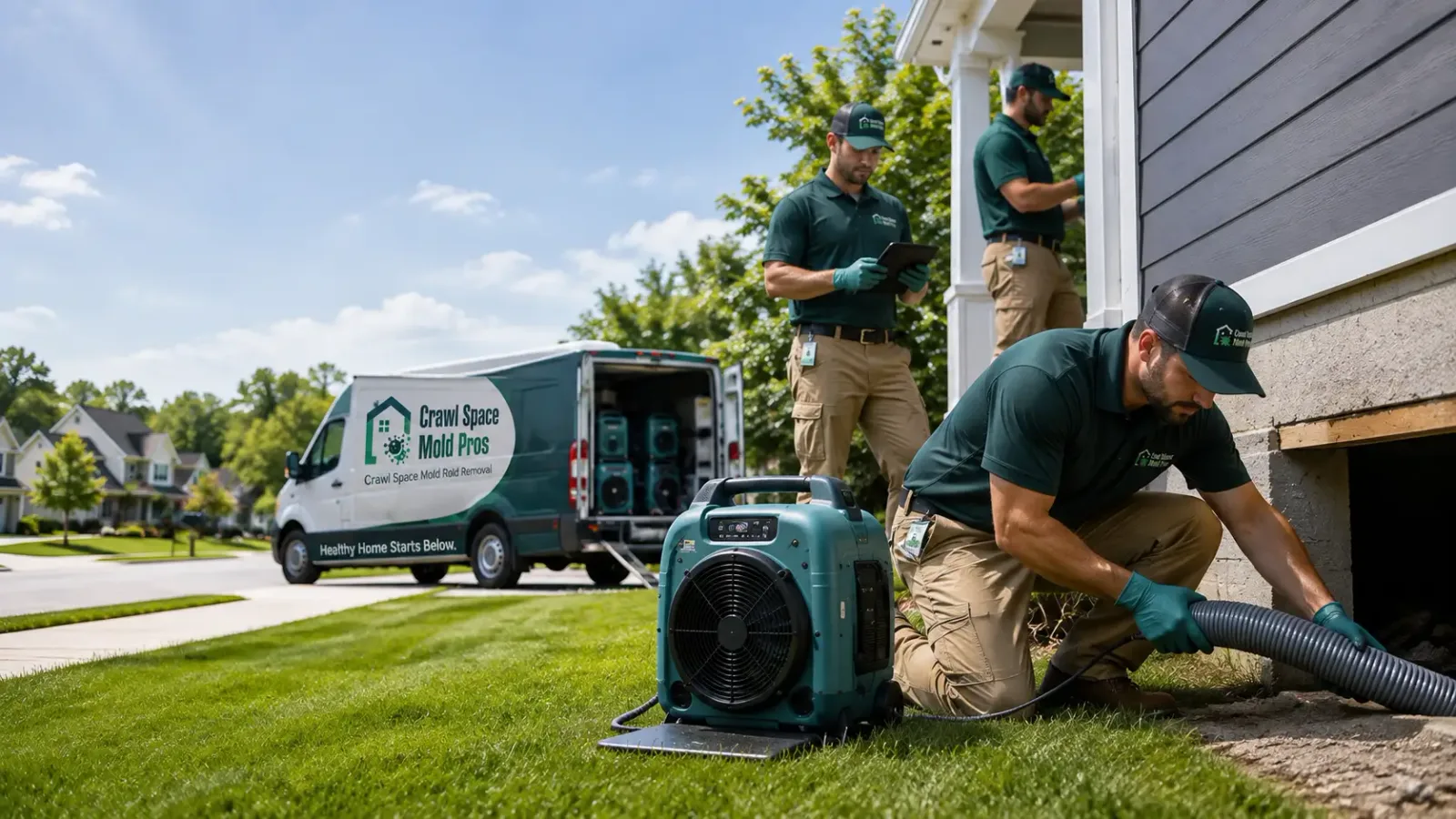 Crawl Space Mold Removal in Perryman, MD